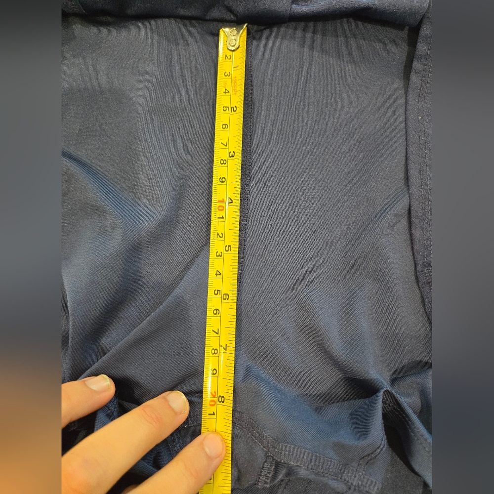 Lucky in Love Navy Skirt with Striped Waistband - Picture 11 of 12